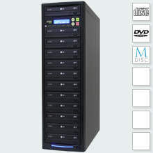 CopyBox 11 DVD Duplicator - large cd dvd duplicator 11 sata writers professional cd dvd production system