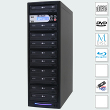 CopyBox 9 Pro BD Duplicator - large capacity blu-ray duplicator burn multiple disks usb flash stick